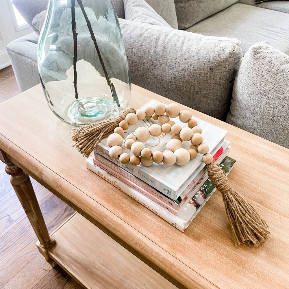 Wooden Beaded Tassel Garlands